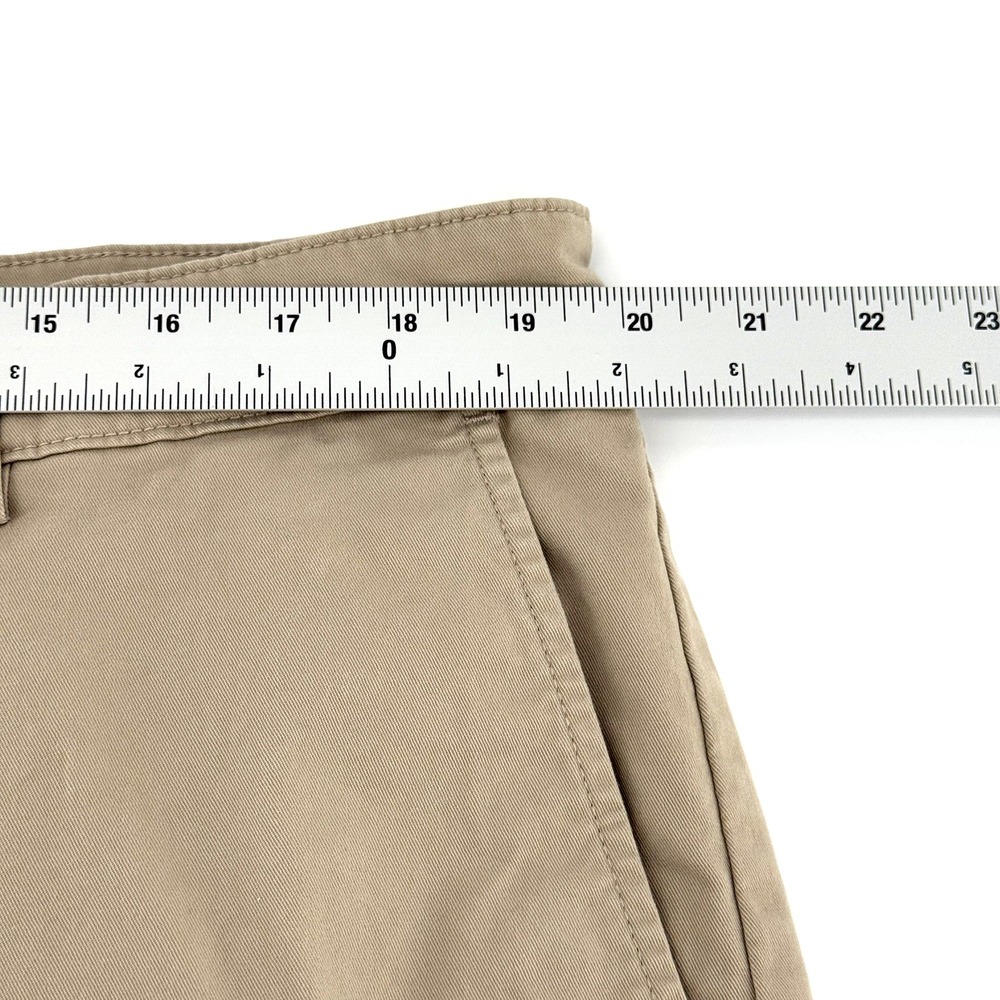 Jos A Bank Mens Khaki Tailored Fit Straight Leg Dress Pants 40 x30 Tan - Picture 6 of 11
